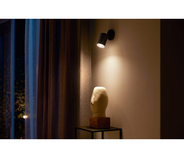 Philips Hue White and color ambiance Kinkiet Fugato (czarny) - 709597 - zdjęcie 4
